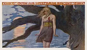 Odin und Yggdrasil