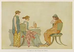 Greek Gods And Goddesses Drucke: Odysseus & Circe