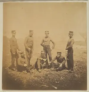 Crimean War Era Portraits Drucke: Officers of the 68th Regiment