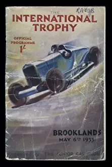 Offizielle Programm, Internationale Trophäe am Brooklands