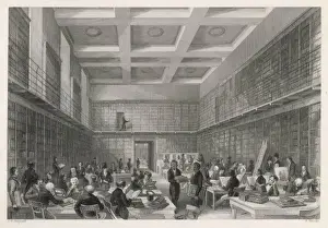 British Museum Reading Room Drucke: Old Bm Reading Room