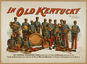 Antique American Posters Drucke: In old Kentucky