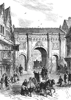 Sir Christopher Wren Designs Drucke: The Old Temple Bar