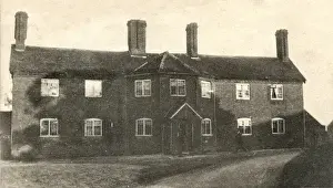 Drucke von Das alte Pfarrarbeitshaus auf der Kirchstraße in Newington, Kent. Datum unbekannt Newington Drucke: Alter Arbeitshaus Neuwington Kent