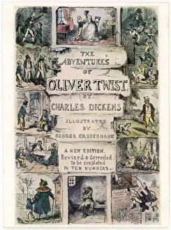 Drucke von Titelseite D Drucke: Olivers Twist / Titelseite