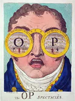 British Satire Art Drucke: The OP spectacles