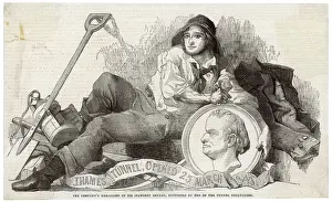 London Transport Infrastructure Drucke: Opening of the Thames Tunnel