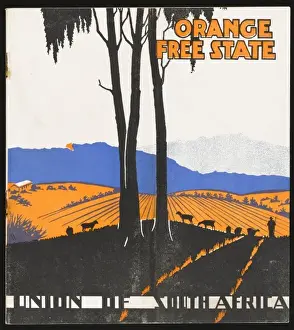 Historical Advertising Artwork Drucke: Orange Free State