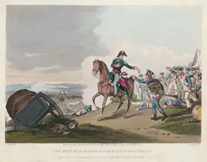 Waterloo Battle Drucke: Orange at Waterloo