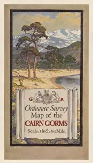 Antique Cartography Art Drucke: Ordnance Survey Map