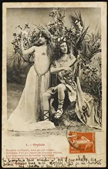 Classical Mythological Scenes Drucke: Orpheus Postcard 1 of 5