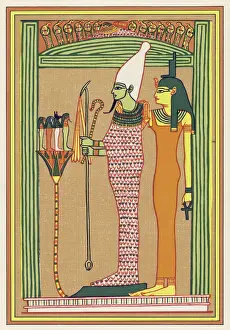 Ancient Egyptian Mythology Drucke: Osiris & Isis
