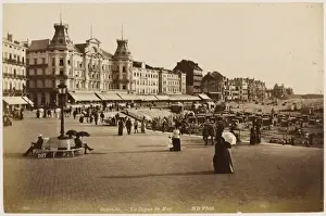 Belgian Seaside Towns Drucke: Ostend Sea Front