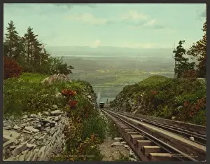 Vintage Railway Photography Drucke: The Otis Elevating Railway, Catskill Mountains