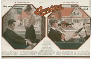 1920s Fashion Style Drucke: She has an Overland