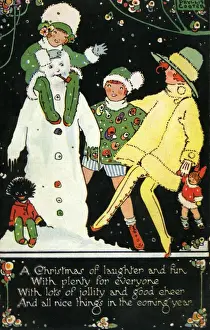 Victorian Christmas Drucke: P Cooper. Xmas 4