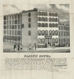 Vintage Travel Photos Drucke: Pacific Hotel