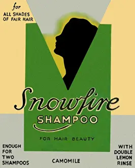 Verpackungsentwurf, Snowfire-Shampoos