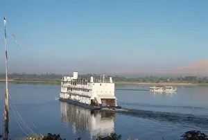 Dampfschiff auf dem Nil