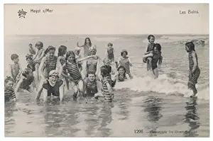Summer Holiday Activities Drucke: Paddling at Heyst