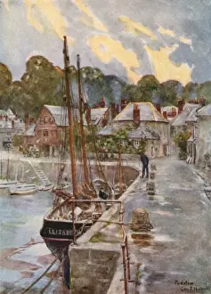Vintage Cornwall Photography Drucke: Padstow / Cornwall 1915