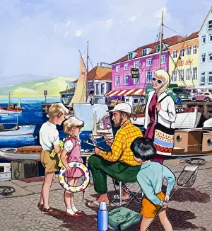 Fishing Boat Art Drucke: Painter