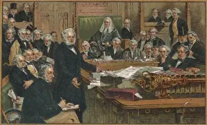 British Parliament History Drucke: Palmerston in Commons