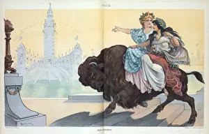Puck Magazine Illustrations Online Drucke: Pan-American