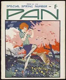 Tom Purvis Artwork Drucke: Pan Cover Spring 1920
