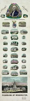 Washington Landscape Photography Drucke: Panorama of Washington