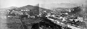 HMS Challenger Expedition Drucke: Panoramic: Landscape at Madeira