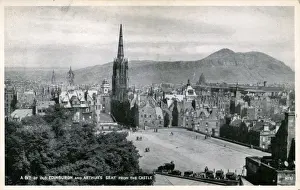 Panoramic View Of Scotland Drucke: Panoramic View, Edinburgh, Midlothian
