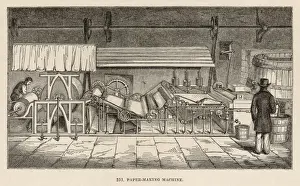 Paper Manufacturing Process Drucke: Paper-Making Machine