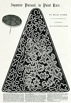 Schirm im Punkt des Seidens 1868