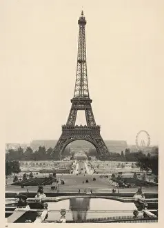 Eiffel Tower History Drucke: Paris / Eiffel Tower 1900