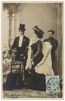 French Cuisine History Drucke: Paris Restaurant 1906