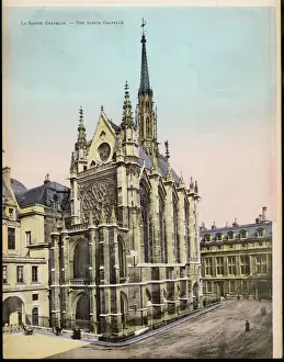 Frankreich Drucke: Paris / Saint-Chapelle 1890