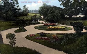 Lancashire England History Drucke: The Park, Clitheroe, Lancashire