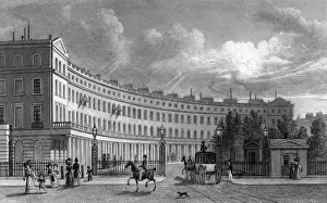 London Park Scenery Drucke: Park Crescent