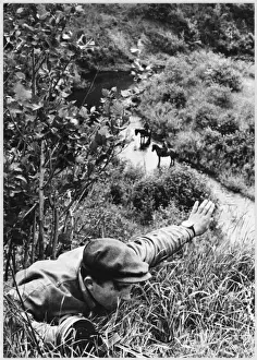World War II Eastern Front Drucke: Partisan Reconnaisance