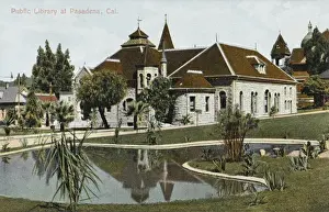 United States Historic Buildings Drucke: Pasadena Public Library