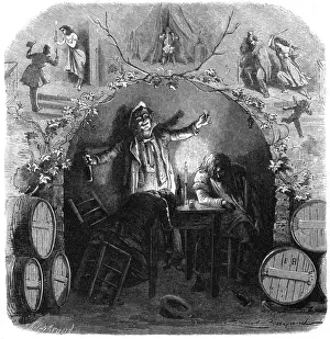 Temperance Movement Images Drucke: Path of a Drunkard