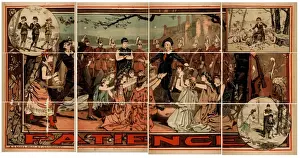 Vintage Advertisement Posters Drucke: Patience