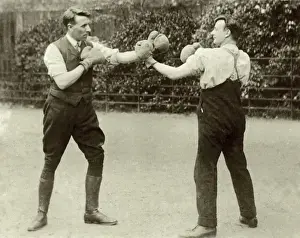 Quex Park VAD Hospital Drucke: Patients boxing