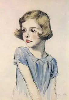 Vintage Royalty Photography Drucke: Patricia Mountbatten