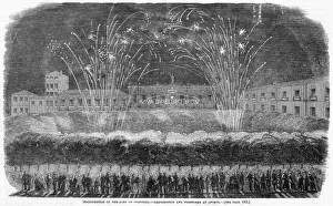 Portugal History Drucke: Pedro V Inaugurated