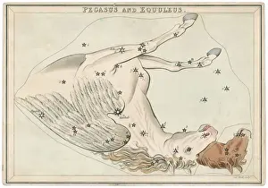 Sternkarten Drucke: Pegasussternkarte