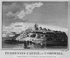 Pendennis Castle Drucke: Pendennis Castle, Cornwall