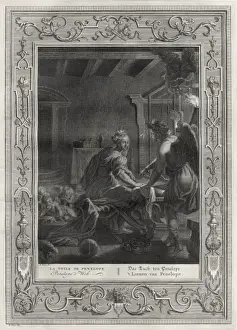 Classical Mythology Images Drucke: Penelope Spinning
