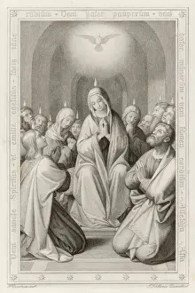 Pentecost Art Drucke: Pentecost (Overbeck)
